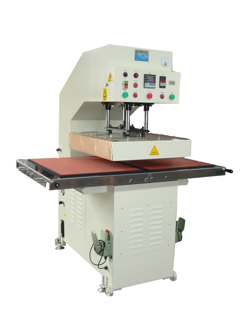 Sublimation transfer machine - Heat platen of aluminum quick heating and have equilibrium temperature.